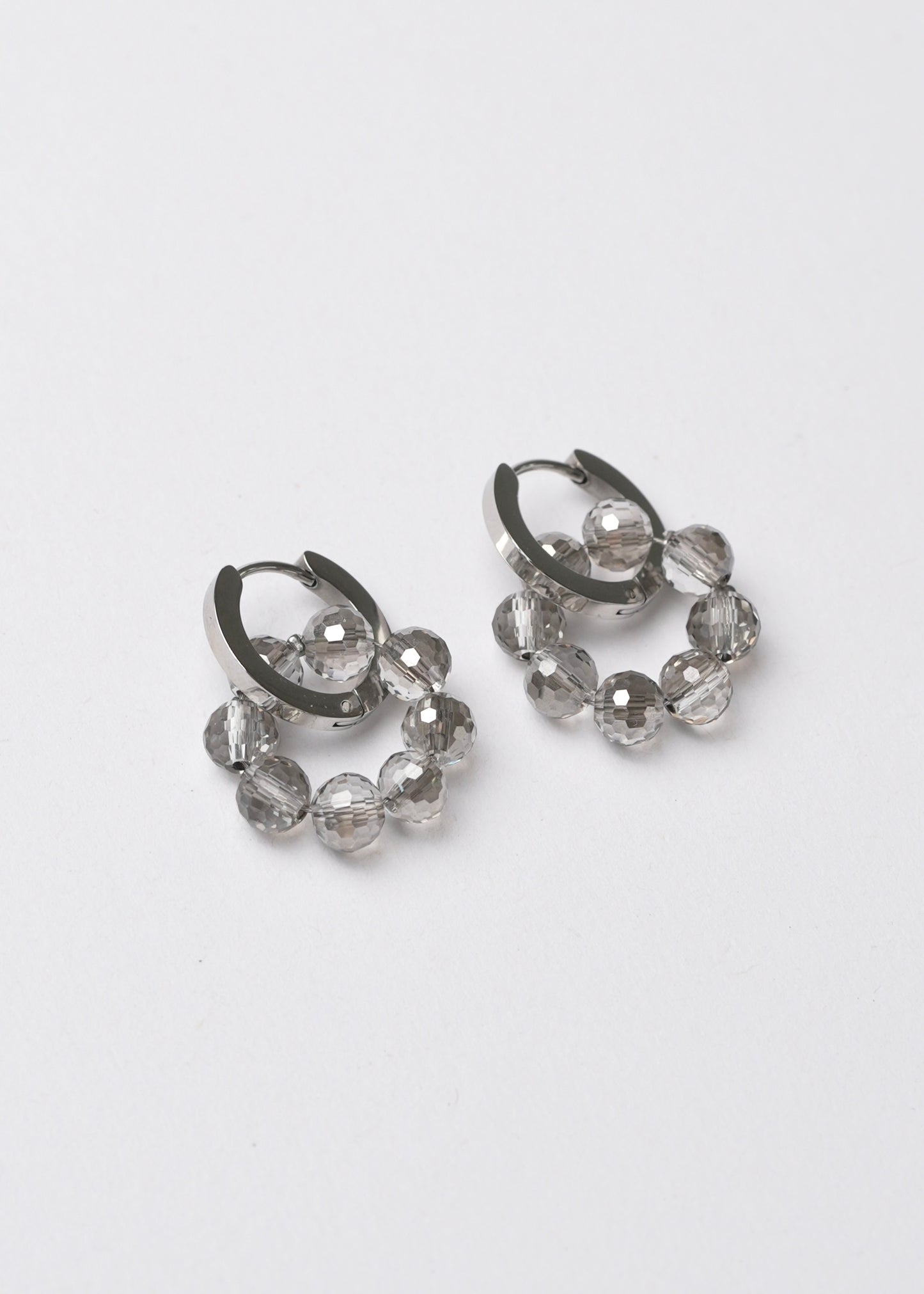 CRYSTAL RINGS earrings