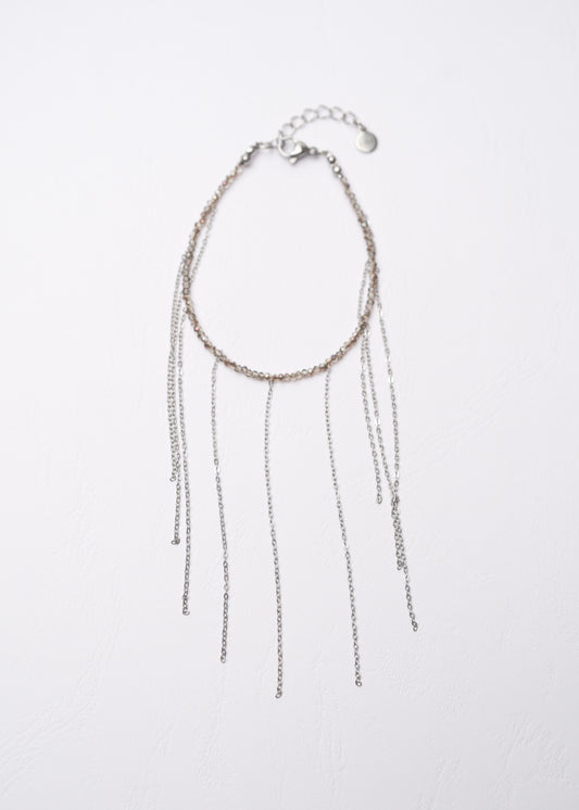 RAIN bracelet long/grey