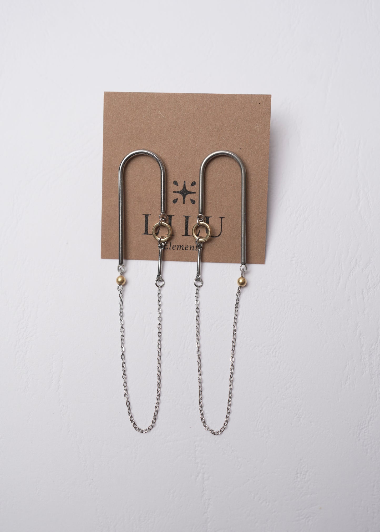 ARC bicolor earrings