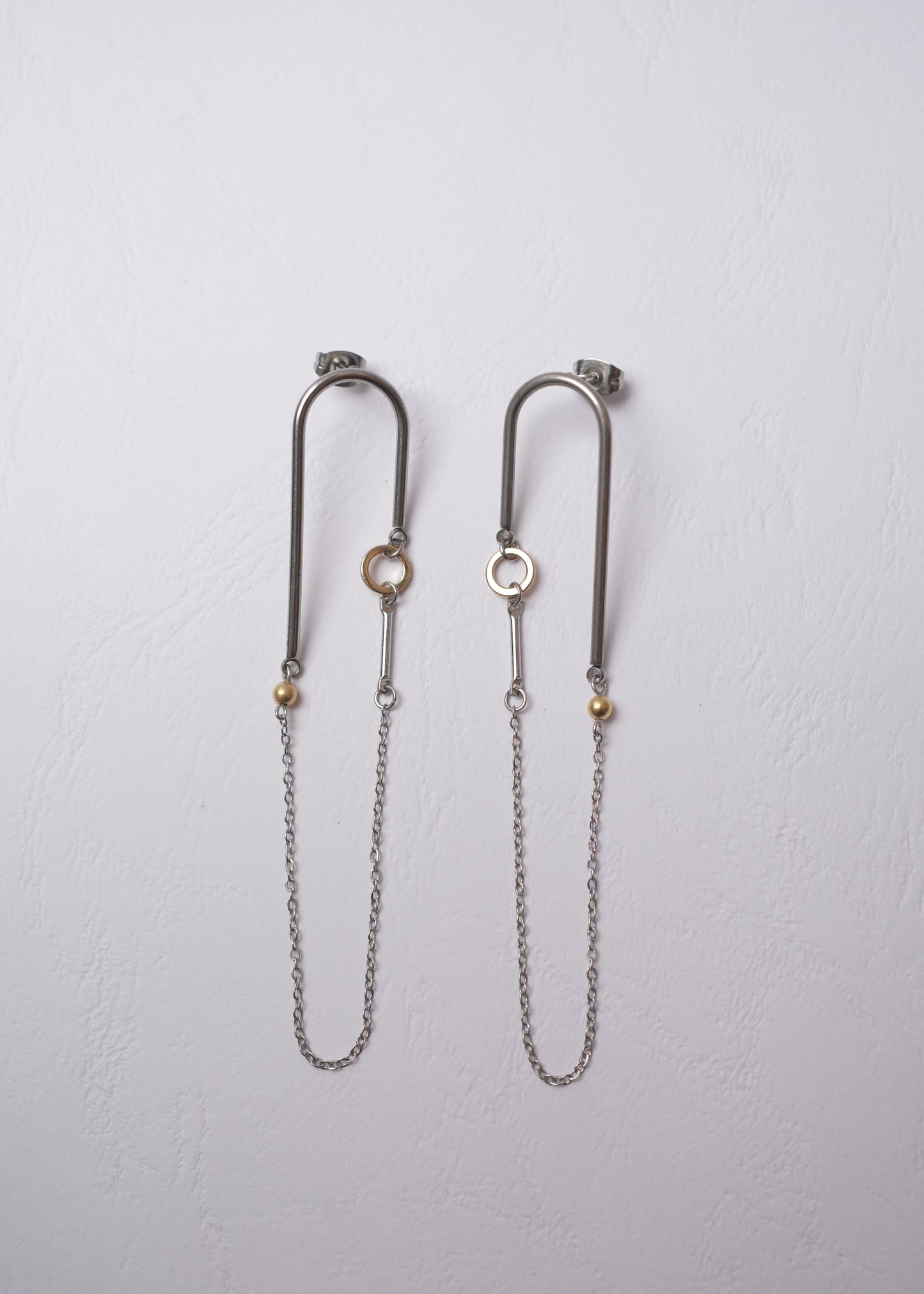 ARC bicolor earrings